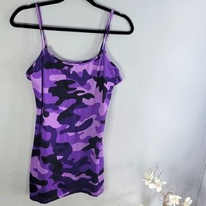 Camo mini dress